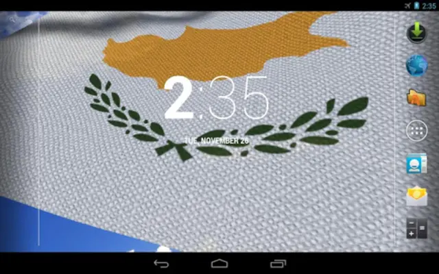 Cyprus Flag Live Wallpaper android App screenshot 0