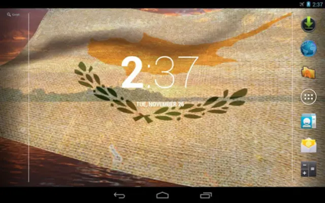 Cyprus Flag Live Wallpaper android App screenshot 1