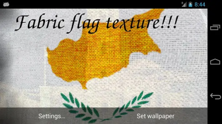 Cyprus Flag Live Wallpaper android App screenshot 2